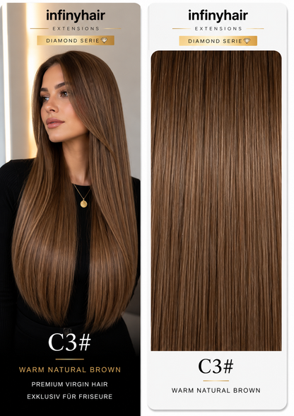 Diamond Genius Tresse / Weft - 55cm - 70g - Volumentressen