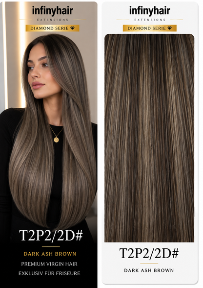 Diamond Genius Tresse / Weft - 55cm - 70g - Volumentressen