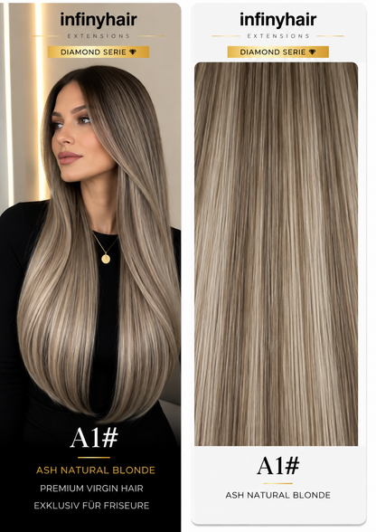 Diamond Genius Tresse / Weft - 55cm - 70g - Volumentressen