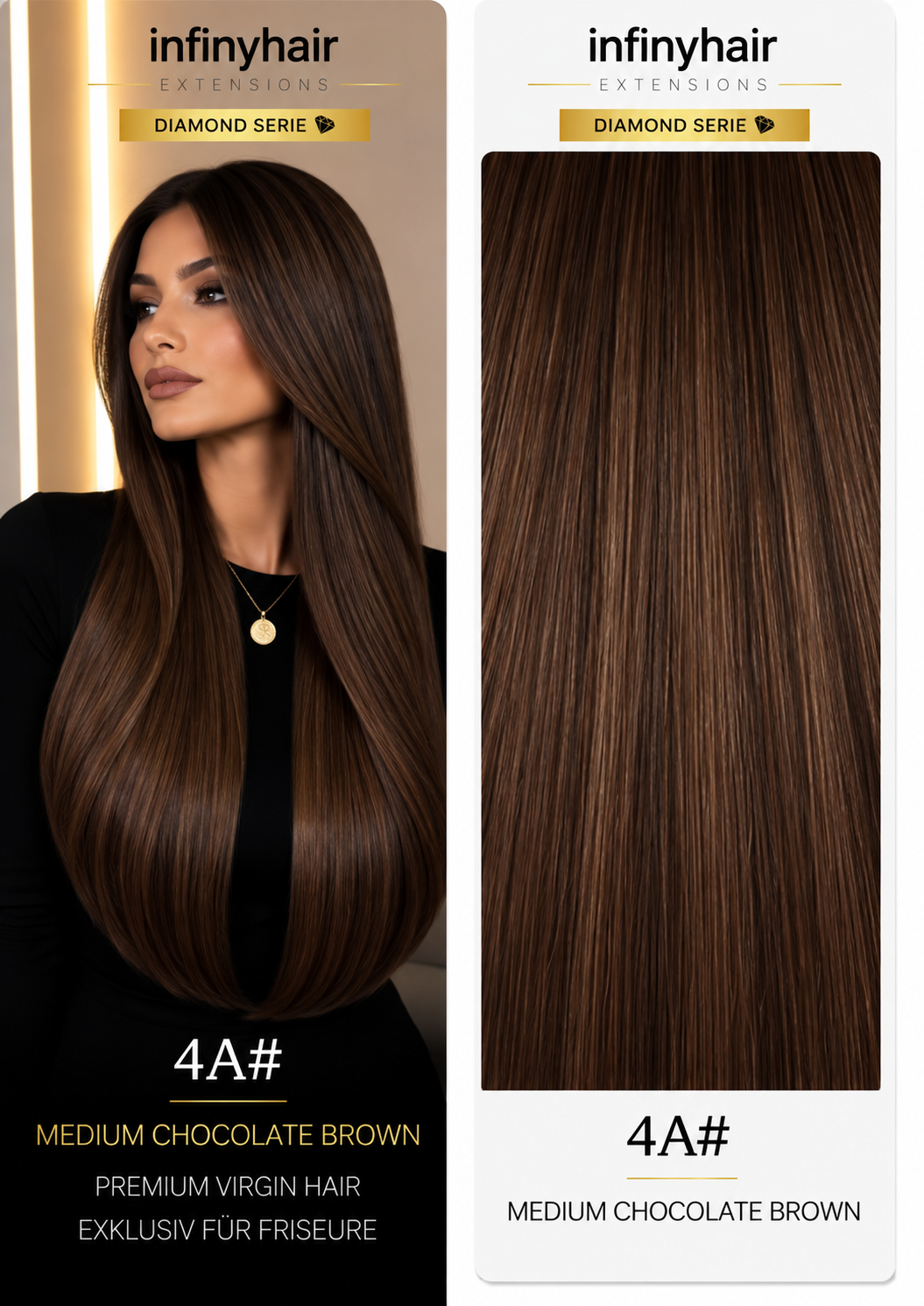 Diamond Genius Tresse / Weft - 55cm - 70g - Volumentressen