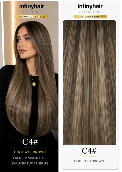 Diamond Genius Tresse / Weft - 55cm - 70g - Volumentressen