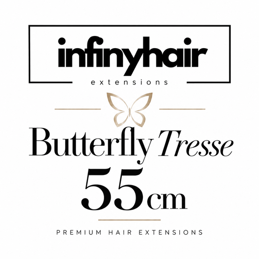 Diamond Butterfly Tresse / Weft - 55cm - 50g - Volumentressen
