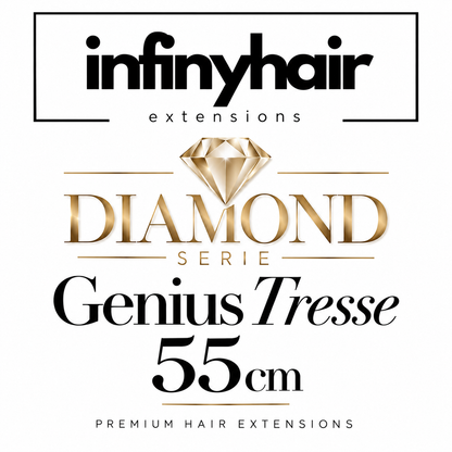 Diamond Genius Tresse / Weft - 55cm - 70g - Volumentressen