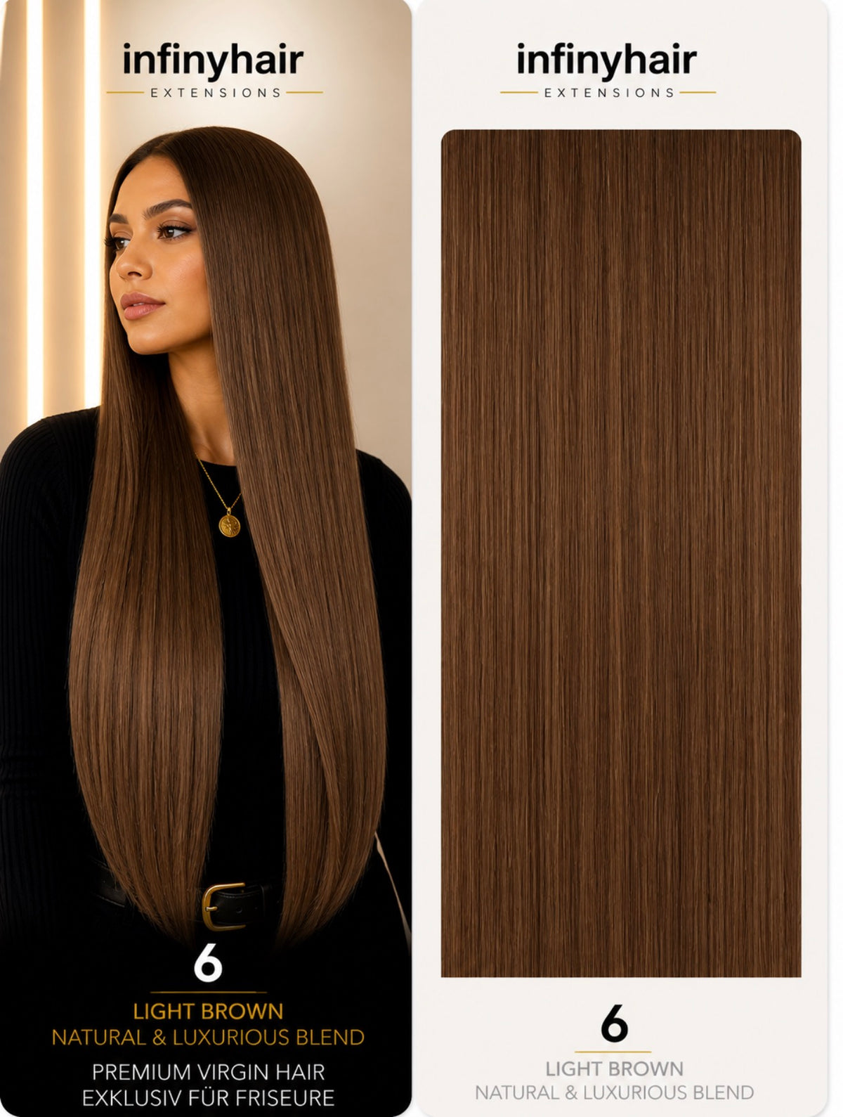 infinyhair Platinum Premium Butterfly Tresse 55cm - 100g - 80cm breit