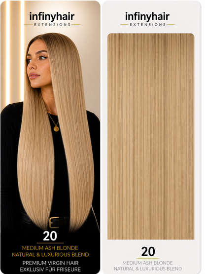 infinyhair Platinum Premium Butterfly Tresse 55cm - 100g - 80cm breit