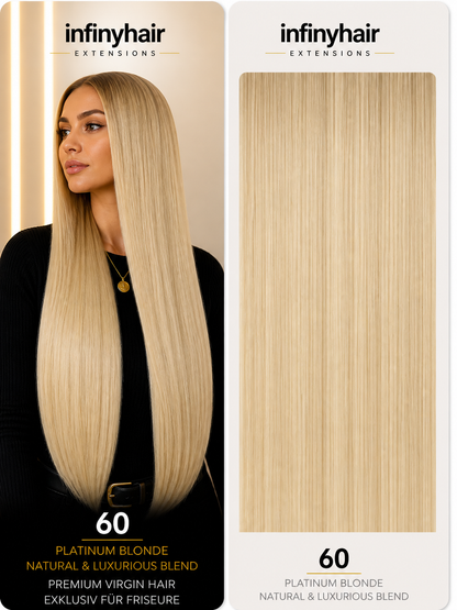 infinyhair Platinum Premium Butterfly Tresse 55cm - 100g - 80cm breit