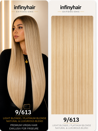 infinyhair Platinum Premium Butterfly Tresse 55cm - 100g - 80cm breit