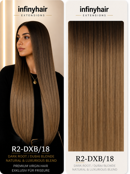 infinyhair Platinum Premium Butterfly Tresse 55cm - 100g - 80cm breit