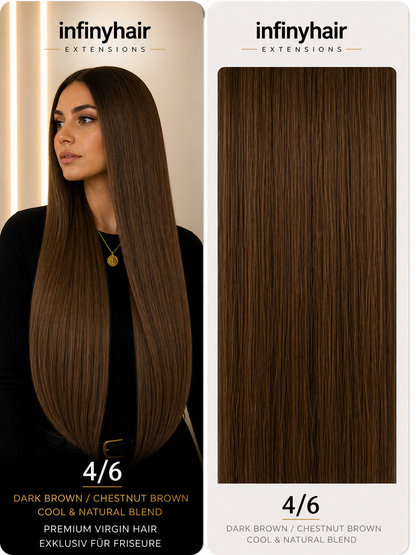 infinyhair Platinum Premium Butterfly Tresse 55cm - 100g - 80cm breit