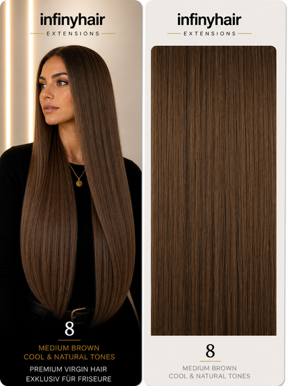 infinyhair Platinum Premium Butterfly Tresse 55cm - 100g - 80cm breit