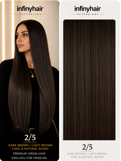 infinyhair Platinum Premium Butterfly Tresse 55cm - 100g - 80cm breit