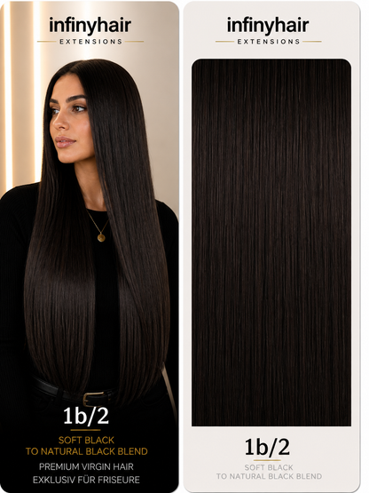 infinyhair Platinum Premium Butterfly Tresse 55cm - 100g - 80cm breit