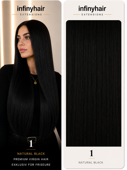 infinyhair Platinum Premium Butterfly Tresse 55cm - 100g - 80cm breit