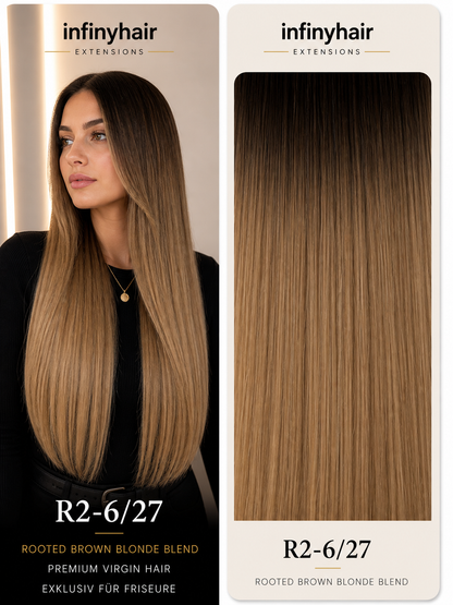 infinyhair Platinum Premium Butterfly Tresse 55cm - 100g - 80cm breit