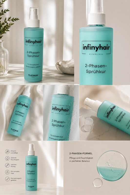 Sprühkur 2-Phasen (Leave-in Pflege) / Infinyhair – Platinum Serie - 200ml